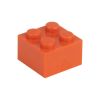 Bild von Lose Baustein 2X2 Reinorange 501