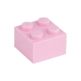 Picture of Loose brick 2X2 light pink 970