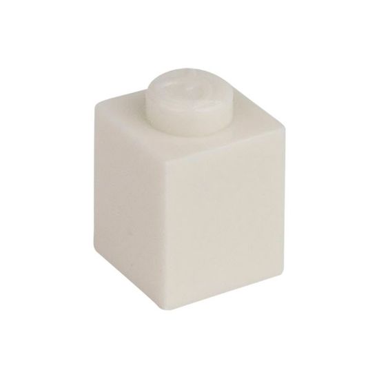 Slika Posamezna kocka 1X1 čisto bela 713