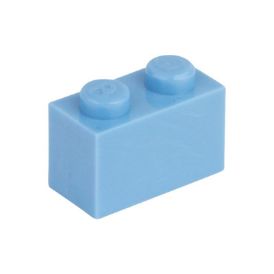 Picture of Loose brick 1X2 light blue 890
