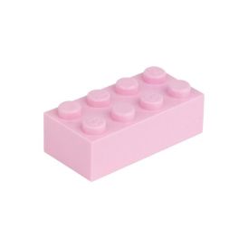 Slika Posamezna kocka 2X4 svetlo roza 970