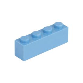 Slika Posamezna kocka 1X4 svetlo modra 890
