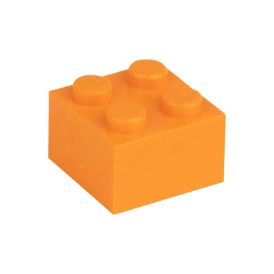 Slika Posamezna kocka 2X2 svetlo oranžna 150