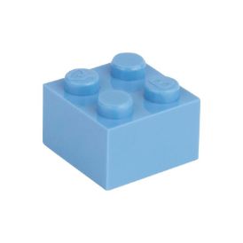 Picture of Loose brick 2X2 light blue 890