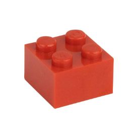Slika Posamezna kocka 2X2 ognjeno rdeča 620