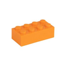 Slika Posamezna kocka 2X4 svetlo oranžna 150