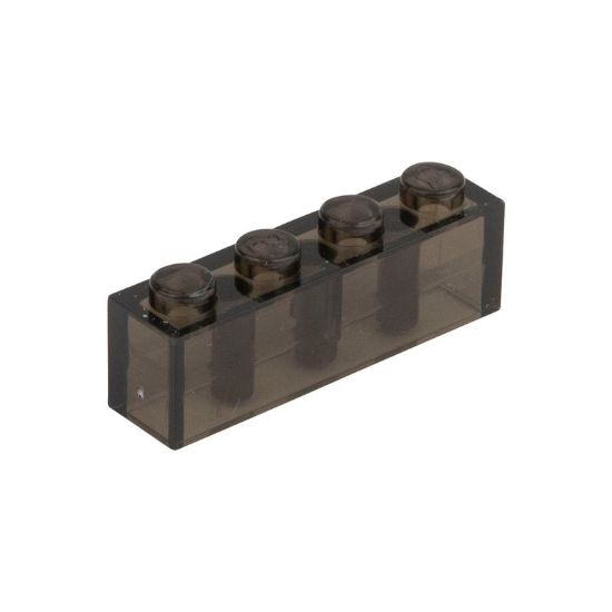 Picture of Loose brick 1X4 traffic black transparent 024