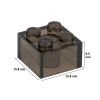 Picture of Loose brick 2X2 traffic black transparent 024