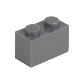 Image de Brique 1X2 gris poussiere 851