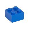 Bild von Lose Baustein 2X2 Himmelblau 663