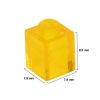 Picture of Loose brick 1X1 traffic yellow transparent 004