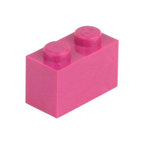 Picture of Loose brick 1X2 telemagenta 824