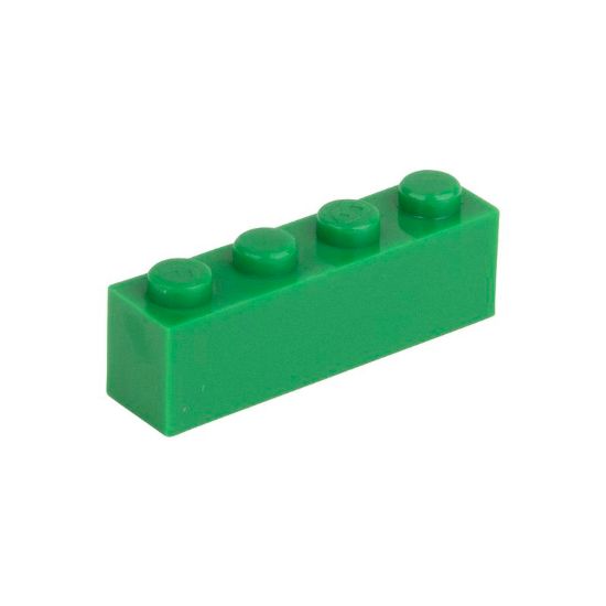 Picture of Loose brick 1X4 signal Green 180