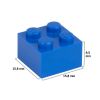 Picture of Loose brick 2X2 sky blue 663