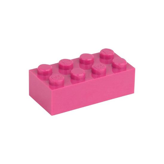 Picture of Loose brick 2X4 telemagenta 824