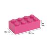 Picture of Loose brick 2X4 telemagenta 824