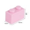 Picture of Loose brick 1X2 light pink 970