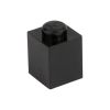 Picture of Loose brick 1X1 traffic black 650