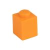 Picture of Loose brick 1X1 bright red orange 150