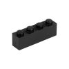 Picture of Loose brick 1X4 traffic black 650