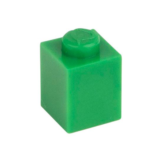 Picture of Loose brick 1X1 signal Green 180