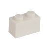 Picture of Loose brick 1X2 pure white 713