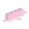 Picture of Loose brick 1X4 light pink 970