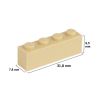 Picture of Loose brick 1X4 ivory 094