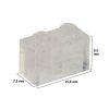 Picture of Loose brick 1X2 transparent 920