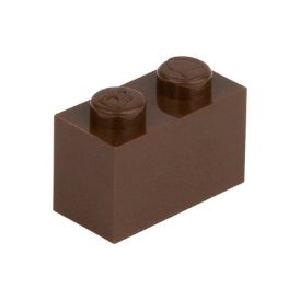 Picture of Loose brick 1X2 nut brown 071