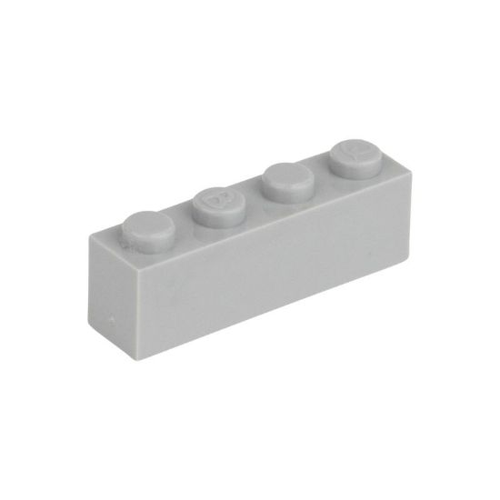 Picture of Loose brick 1X4 window gray 411