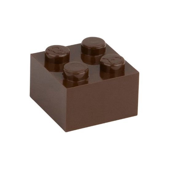 Picture of Loose brick 2X2 nut brown 071