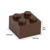 Picture of Loose brick 2X2 nut brown 071