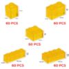 Bild von Box einfarbig Verkehrsgelb transparent 004 /300 Stk. 