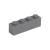 Picture of Loose brick 1X4 dusty gray 851