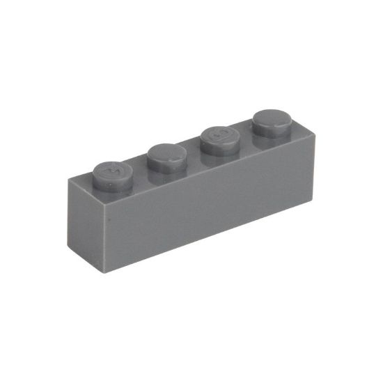 Picture of Loose brick 1X4 dusty gray 851