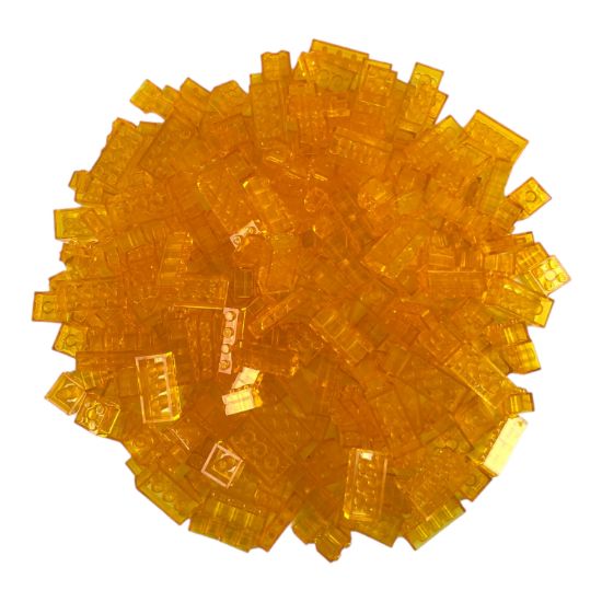 Picture of Unicolour box traffic yellow transparent 004 /300 pcs 