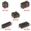 Bild von Box einfarbig Verkehrsschwarz transparent 024 /300 Stk. 