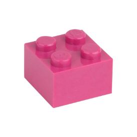 Bild von Lose Baustein 2X2 telemagenta 824