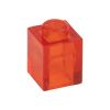 Picture of Loose brick 1X1 flame red transparent 224