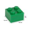 Picture of Loose brick 2X2 signal Green 180