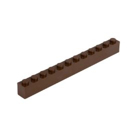 Picture of Loose brick 1X12 nut brown 071