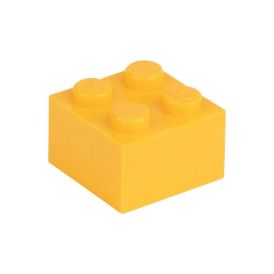 Picture of Loose brick 2X2 melon yellow 242